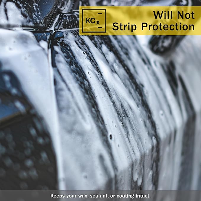 KOCHCHEMIE Gentle Snow Foam - pH Neutral Pre-Cleaning; Works With Foam Cannons & Sprayers; Manual Washing Shampoo; Safe on Existing Wax & Sealed Surfaces; Unique Cherry Fragrance (1 Liter)