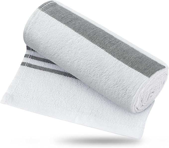 Zumi MINI 100% Cotton Camping Travel Towel - Small, Ultralight, Fast Drying, Highly Absorbent, Soft and Gentle on The Skin, Safe for The Planet (28" x 13" White)