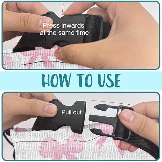 Car Trash Bag Pink Ribbon Bow Hanging Drawstring Car Organizer and Storage Bag with Adjustable Buckle Canvas Garbage Bin for Back Seat or Hanging Headrest Car Decor Road Trip Essentials