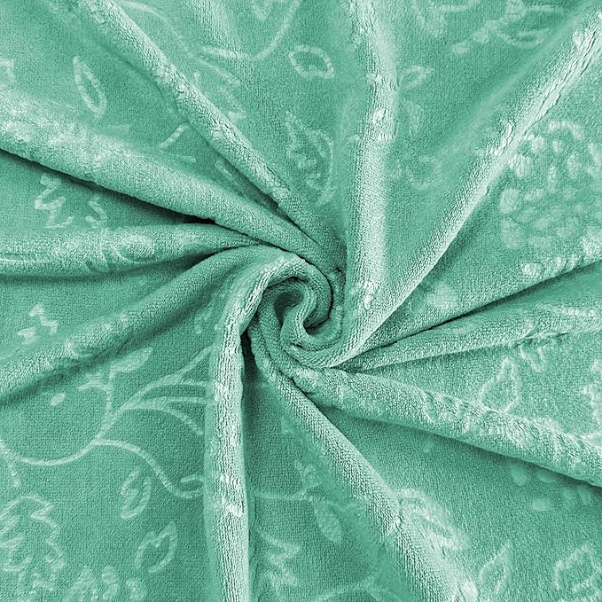 JML Extra Large Bath Sheets, 2 Pack, 35" x 70", Microfiber Absorbent & Quick Dry Bath Towels for Adult, Soft Bathroom Towels for Body, Sauna, Salon,Sport, Fitness, Yoga, Green