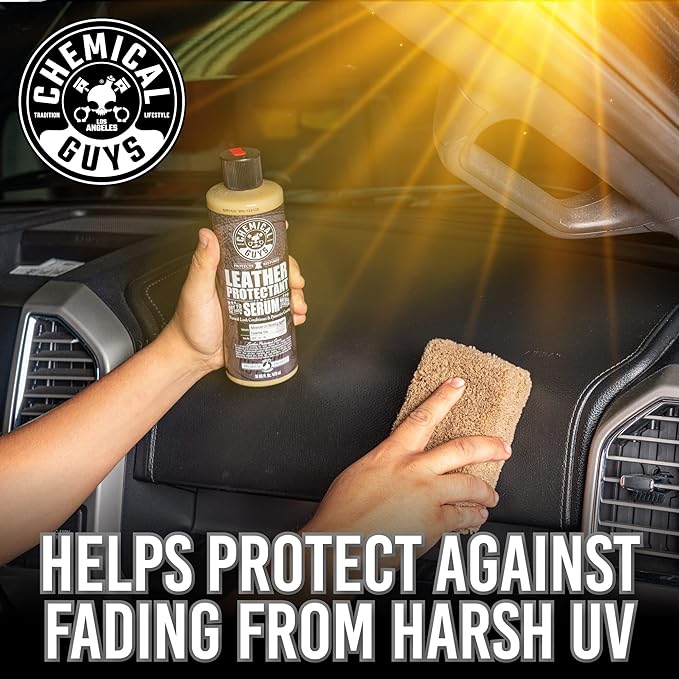 Chemical Guys HOL_113 Leather Lovers Kit for Leather Car Interiors, Furniture, Apparel, Shoes, Sneakers, Boots (Works on Natural, Synthetic, Pleather, Faux Leather and More) (5 Items), 16 oz, Black