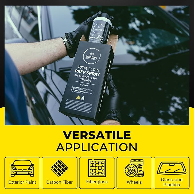 Prep Spray – Must Wash After Use | Ideal for Ceramic Coating Prep | Wax & Grease Remover for Auto Detailing | Ultimate Surface Cleaner - 16oz