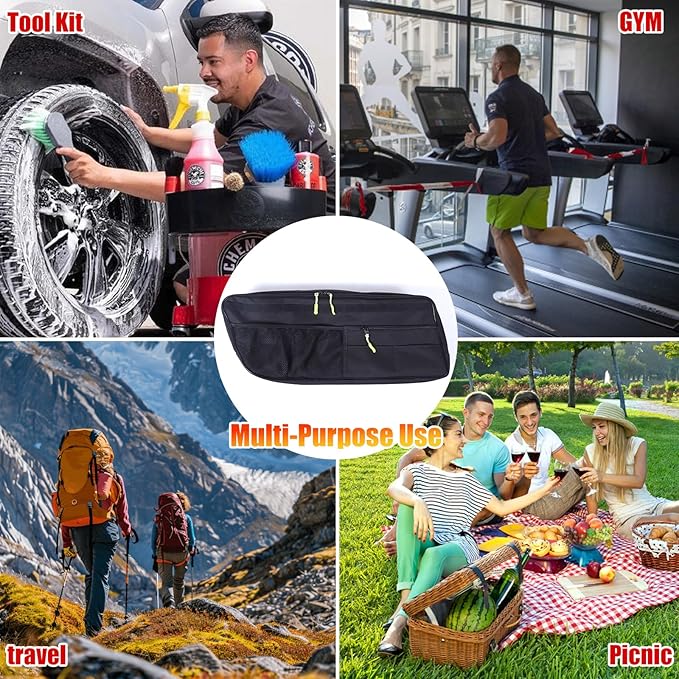 Car Trunk Organizer Storage Cargo for Hummer EV SUV Accessories Large Capacity Stable Foldable Multi-Function Trunk Side Window Luggage Storage Bag Rear Trunk Organizer for 2024 2025 2026 (Right)