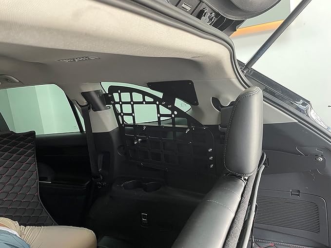 HIGH FLYING for Toyota Highlander 2020-2024 Car Accessories Modular Storage Molle Panel Shelf Luggage Carrier Trunk Organizer Aluminum Alloy A Set (Side Panel)