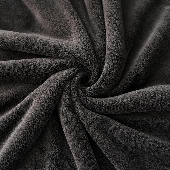 Travel Blanket Pillow, Soft Airplane Blanket 2-in-1, Travel Blanket Airplane Compact with Bag, Travel Essentials Accessories for Plane and Car,60x40 Black