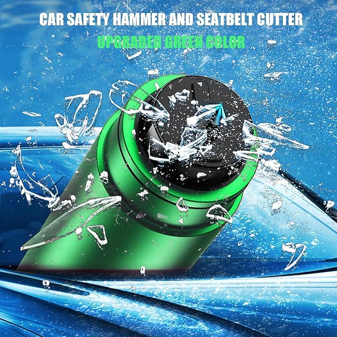 4Pcs Life Hammer Car Escape Tool and Seatbelt Cutter, Seat Belt Cutter and Glass Breaker, for Land and Underwater (4Pcs Red)