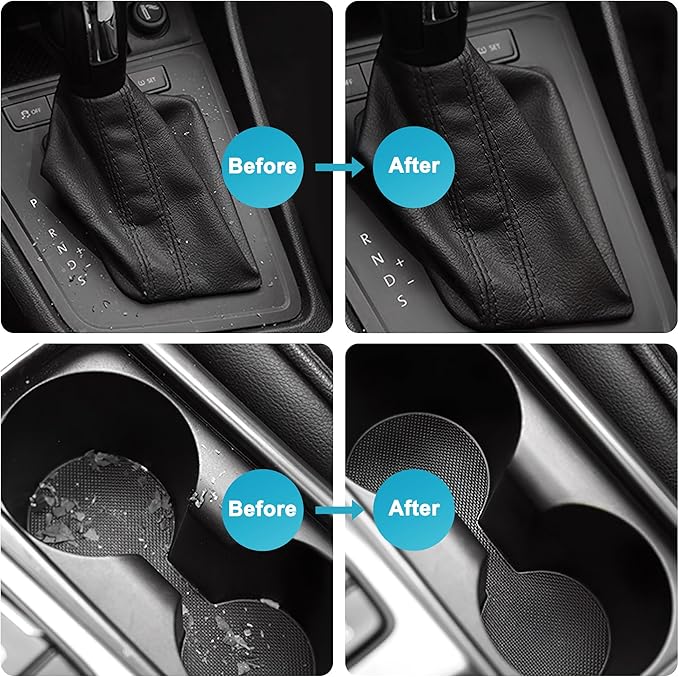 FiveJoy Car Cleaning Gels, 4-Pack Universal Auto Detailing Tools Car Interior Cleaner Putty, Dust Cleaning Mud for PC Tablet Laptop Keyboard, Camera, Printers, Calculator - 320g (2.8oz/pcs)