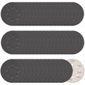 100 Pcs 5 Inch Sanding Discs Hook & Loop 8 Holes Wet Dry 80 Grit Sandpaper Silicon Carbide Sand Paper for Orbital Sander Automotive Wood Plastic Metal Polishing (100Pcs 80 Grit)