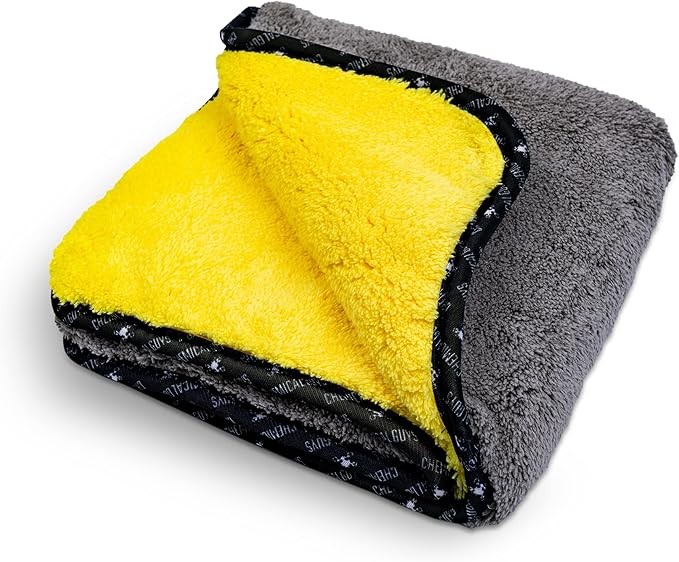 Chemical Guys MIC_1001 Microfiber Max 2-Faced Soft Touch Towel for Auto, Home, Kids, Pets & More (16 in. x 16 in.) (Pack of 12)