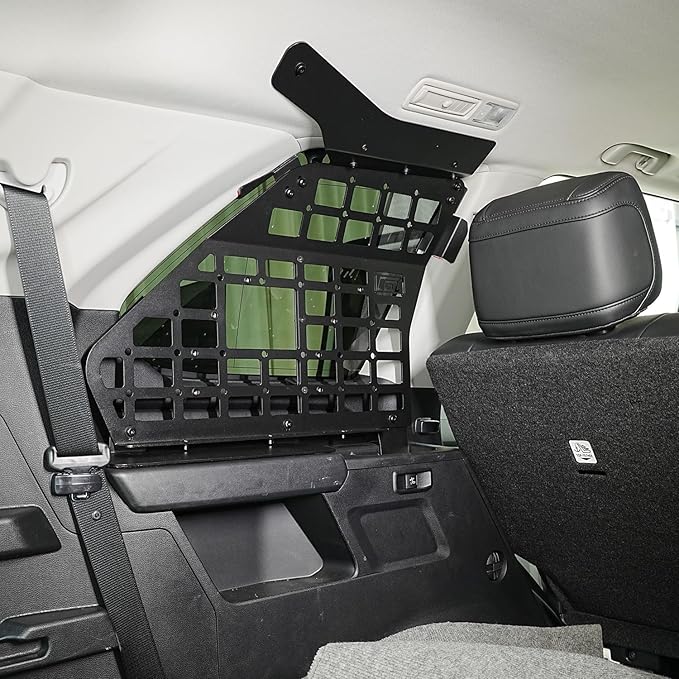 HIGH FLYING Car Accessories for Toyota Sequoia 2023 2024 2025 Modular System Storage Molle Panels Trunk Shelf Storage Trunk Organizer Aluminum Alloy (Side Panel)