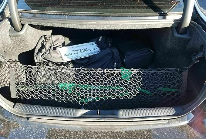 Trunk Organizer for Dodge Charger 2011-2019 – Mesh Car Trunk Organizer – Cargo Net for Sedans – Nylon Mesh Netting – Compatible with Dodge Charger 2011-2019