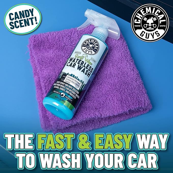Chemical Guys Swift Wipe Waterless Car Wash Spray – Safe Cleaner for Cars, Trucks, Motorcycles, RVs, Chrome, Paint & Glass – High Gloss Finish – 32 fl oz