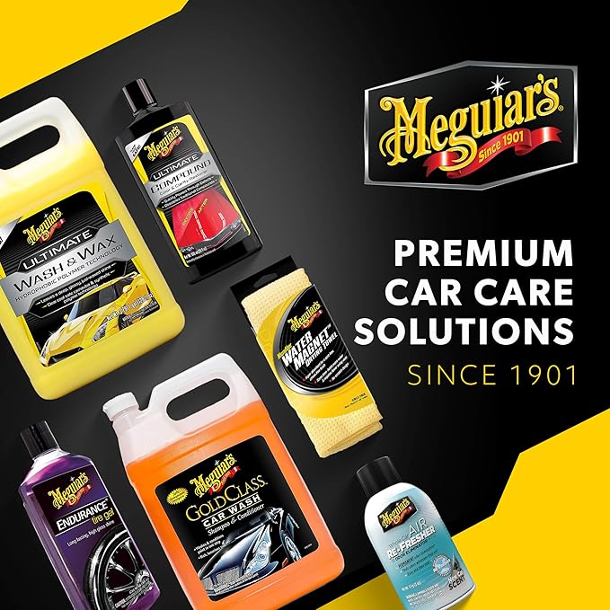 Meguiar's Car Air Refresher Odor Fighting Mist – Tropical Rainforest, Long-Lasting Car Freshener Fights Strong & Unwanted Smells Renewing Interiors with a Luxurious & Refreshing Scent, 2 oz Aerosol