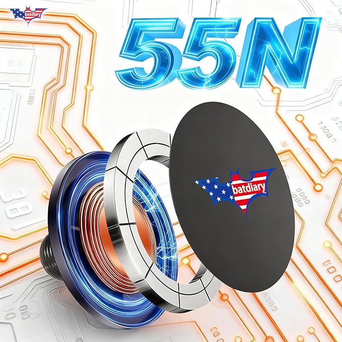 for Jeep Wrangler JL Magnetic Phone Mount Compatible with 2018-2023 Wrangler JL (NOT 4xe)｜2020-2023 Gladiator Accessories Metal Cell Phone Holder Dash Platform Mount