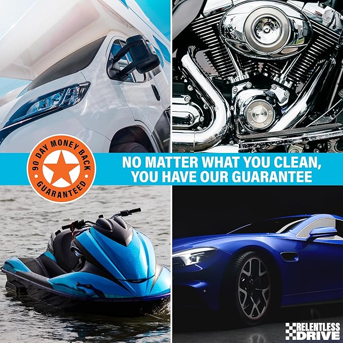 Car Interior Carpet & Upholstery Seat Cleaner — Safe for All Cars — for Carpets, Seats, Floor Mats, Home, Office & More — 16oz Cleaner Kit