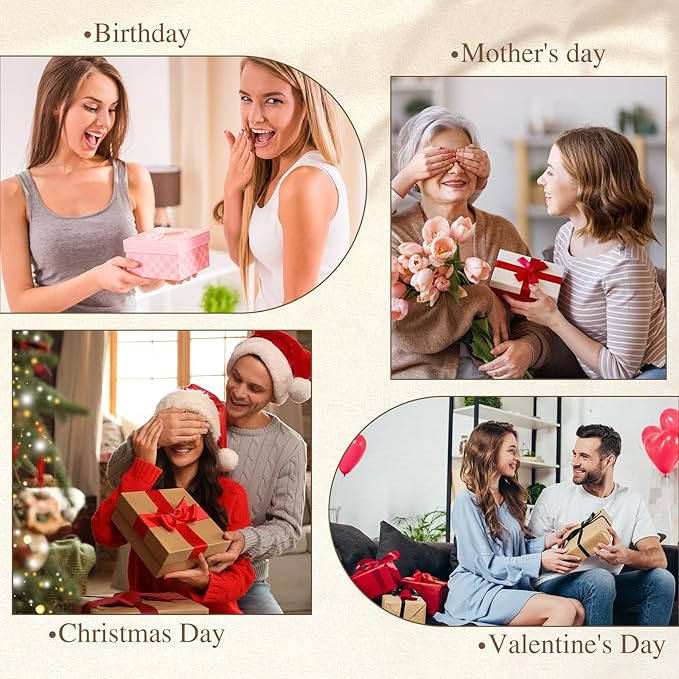 AROIC Car Air Freshener for Women, 6 Pack Air Freshener Diffuser, Hanging Air Fragrance Essential Oil Diffuser, Car Scents Accessories Cute Car Interior Decor, Romantic Valentines Day Gift for Her