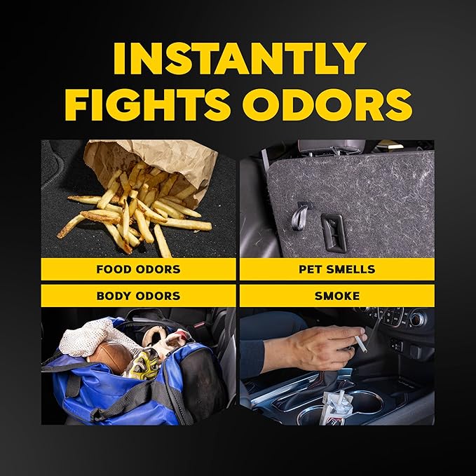 Meguiar's Car Air Refresher Odor Fighting Mist - Dubai Sands, Long-Lasting Car Air Freshener Fights Strong & Unwanted Smells Renewing Interiors with a Luxurious & Refreshing Scent, 2 oz Aerosol