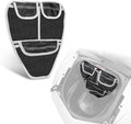 Front Trunk Organizer with Mesh Pocket for Spyder, Frunk Tool Bag Side Wall Storage Accessories for Can-Am Spyder F3 F3-S F3-T F3-L 2015-2025, White Piping