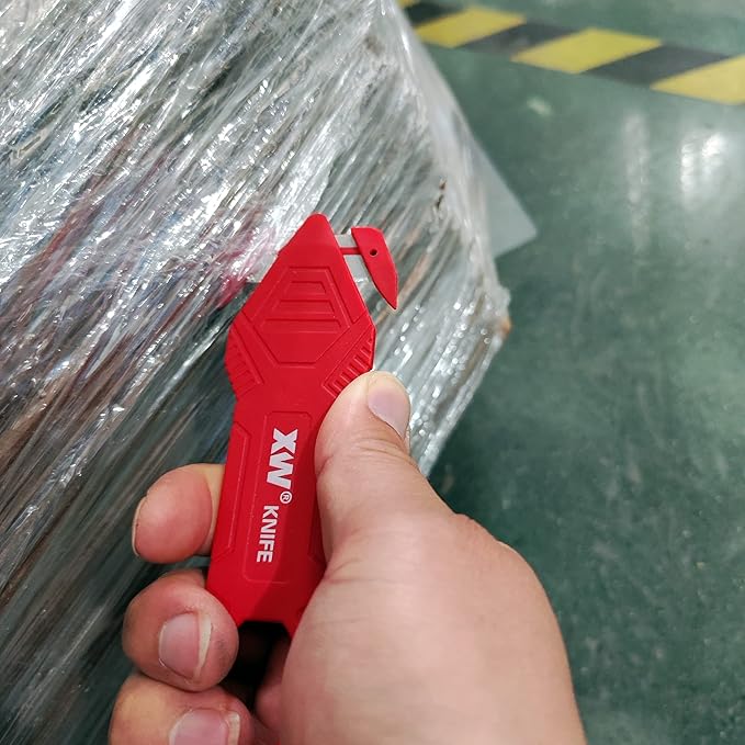 XW Safety Box Cutter, Carton and Package Opener of Assorted Colors, 6-Pack