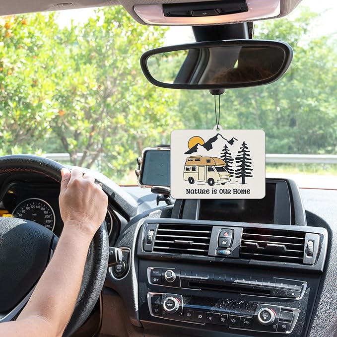 10-1000 Pcs Custom Air Fresheners with Picture - Personalized Photo Logo Text Double Sided Air Freshener Customized Bulk Gifts for Car Business Branding Events (Landscape Rectangle, Various)