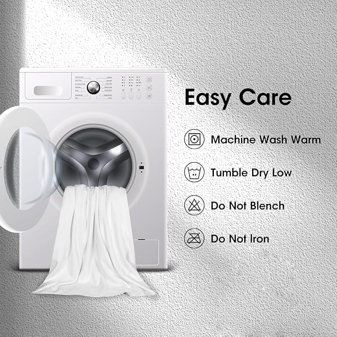 JML Microfiber Bath Towels for Adult, Large Bathroom Towel Set of 2, Oversized, Soft, Super Absorbent Fast Drying for Shower Sauna Swimming Hair Wrap, Beach, Sport, Fitness, Yoga, 30" x 60" (White)