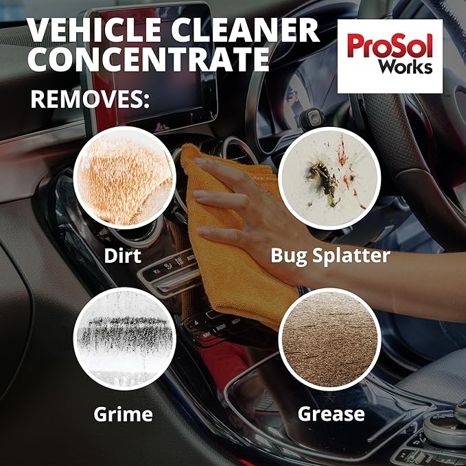 Bug Splat N' All Multi Purpose Cleaner for Vehicle 32 fl oz - Vehicle Cleaner Spray for Bug Splatter, Road Grime, Tar, Bird Droppings & More - Car Cleaner for All Vehicle Types - Safe on All Surfaces