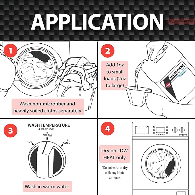 Malco Microfiber Refresh Concentrated Detergent – Heavy-Duty Microfiber Towel Cleaner/Specifically Designed to Clean, Restore and Preserve Towels / 1 Gallon (122801)