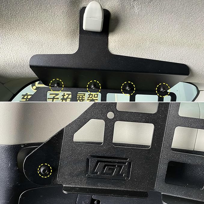 L2R 2010-2024 Toyota 4Runner Side Window Shelf Car Rear Trunk Storage Rack Molle Panel Modular Storage Aluminum Alloy 1 Set