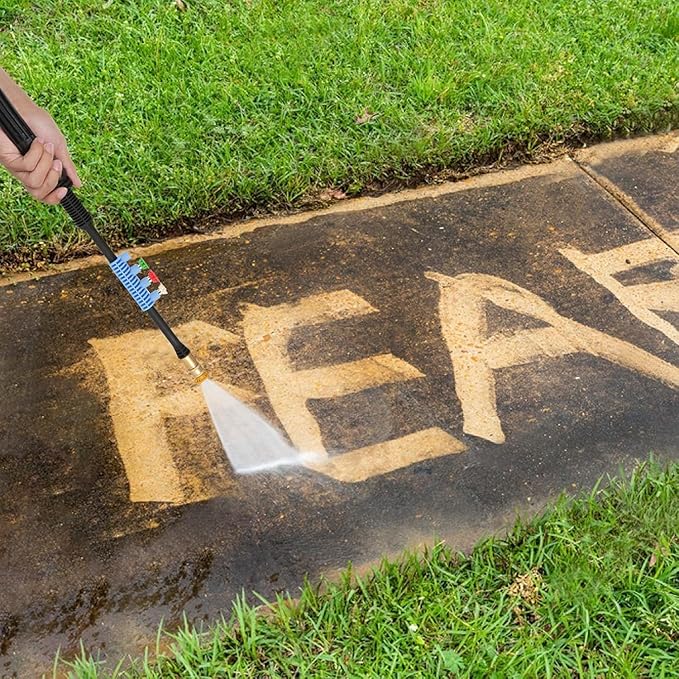 Pressure Cleaner, Heavy Duty Power Cleaner with Foam Cannon, 4 Nozzle Tips,33FT Hose and Soap Bottle for Home/Cars/Driveways/Patios/Decks/Fences