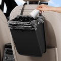 Car Trash Can,Hanging Foldable Closure Design Mini Car Organizer and Storage Bag CarGarbage Can for The Back/Front/Console with 36pcs Disposable Black Trash Bags