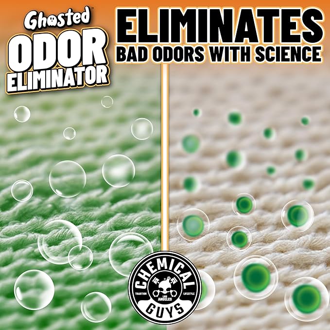 Chemical Guys SPI2321603 Ghosted Complete Interior Vehicle Odor Eliminator, Great for Cars, Trucks, SUVs, RVs, Home, Office & More, 16 fl oz (3 Pack)