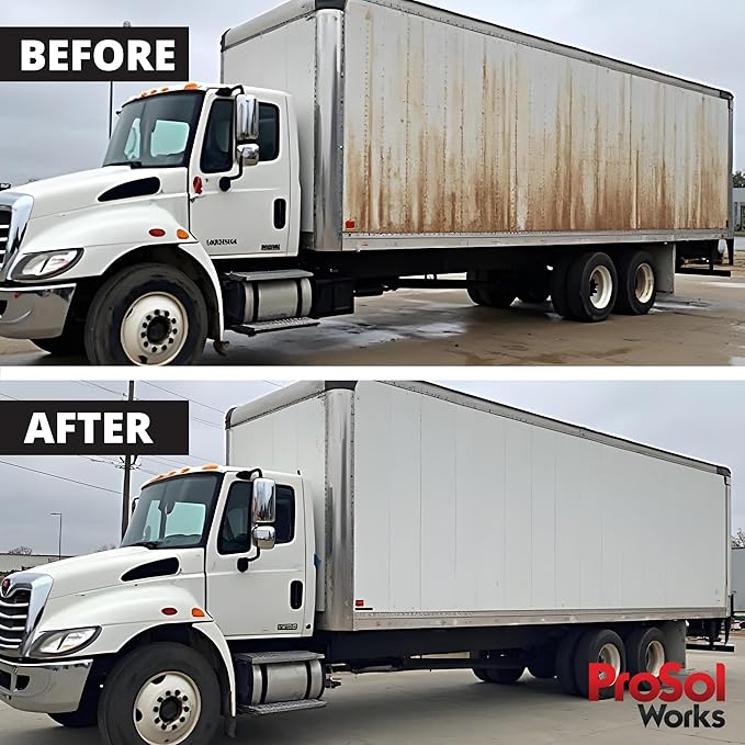 Bug Splat N' All Truck Cleaner 32 fl oz - Truck All Purpose Cleaner for Bug Splatter, Road Grime, Bird Droppings & Black Streak Remover - Tire Shine & Semi Cleaning Kit - Safe on All Surfaces