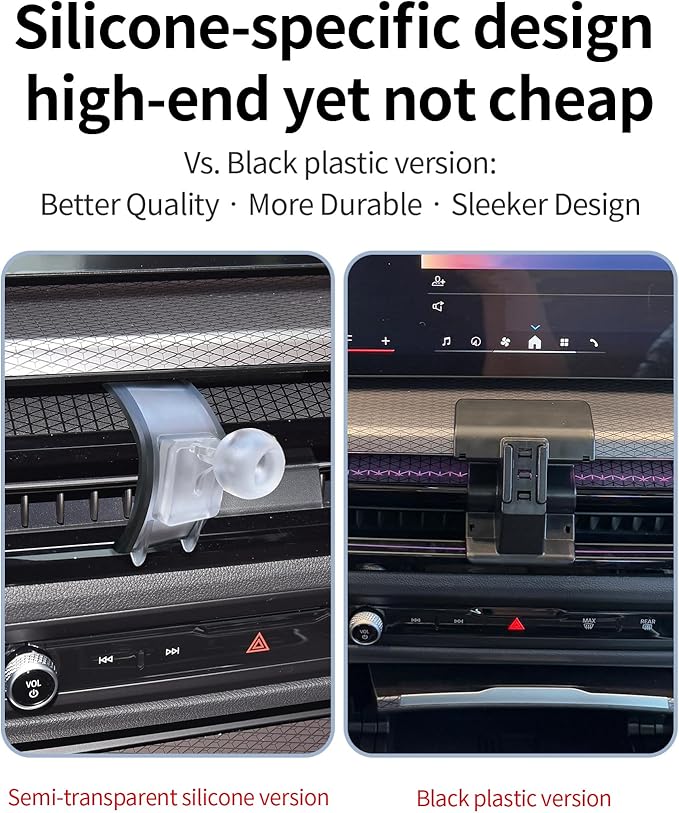 Car Phone Holder for 2025 BMW 4 Series 2025 BMW i4 Accessories, 360° Rotation Phone Mount Compatible with MagSafe, Cell Phone Holder Does Not Affect Air Vent