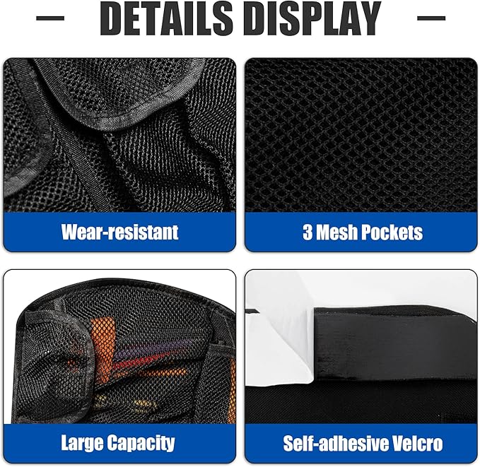 Front Trunk Organizer with Mesh Pocket for Spyder, Frunk Tool Bag Side Wall Storage Accessories for Can-Am Spyder F3 F3-S F3-T F3-L 2015-2025, (Black Style)