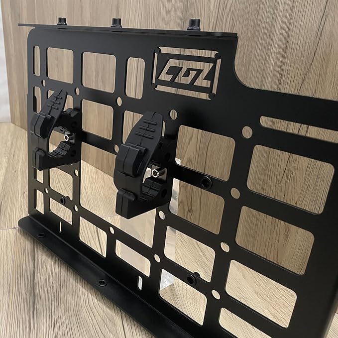 HIGH FLYING for Toyota Fortuner 2016-2024 Car Accessories Modular Storage Molle Panels System Trunk Shelf Luggage Trunk Organizer Aluminum Alloy (Clamps)