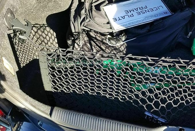 Trunk Organizer for Dodge Charger 2011-2019 – Mesh Car Trunk Organizer – Cargo Net for Sedans – Nylon Mesh Netting – Compatible with Dodge Charger 2011-2019
