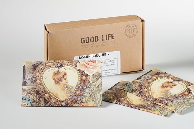 Good Life Jasmin Bouquet Scented Sachets | Designed in New Zealand | 12 Sachets – Vintage