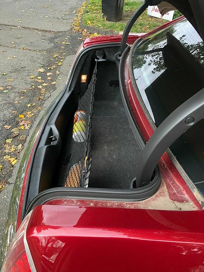 Trunk Organizer for Dodge Charger 2011-2019 – Mesh Car Trunk Organizer – Cargo Net for Sedans – Nylon Mesh Netting – Compatible with Dodge Charger 2011-2019