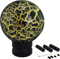 Lunsom Gear Shifter Knob, Resin Shift Ball Round Head Stick Handle Fit Most Automatic Manual Transmission Car (Black)