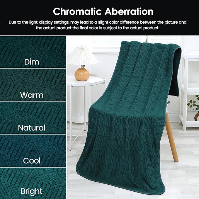 JML Microfier Bath Towels Set of 2, Large Microfier Body Towel for Adult, 30" x 60", Oversized, Soft, Super Absorbent, Fast Drying, Use for Sauna,Gym,Sport, Fitness, Yoga, Diamond Cross Grid Teal