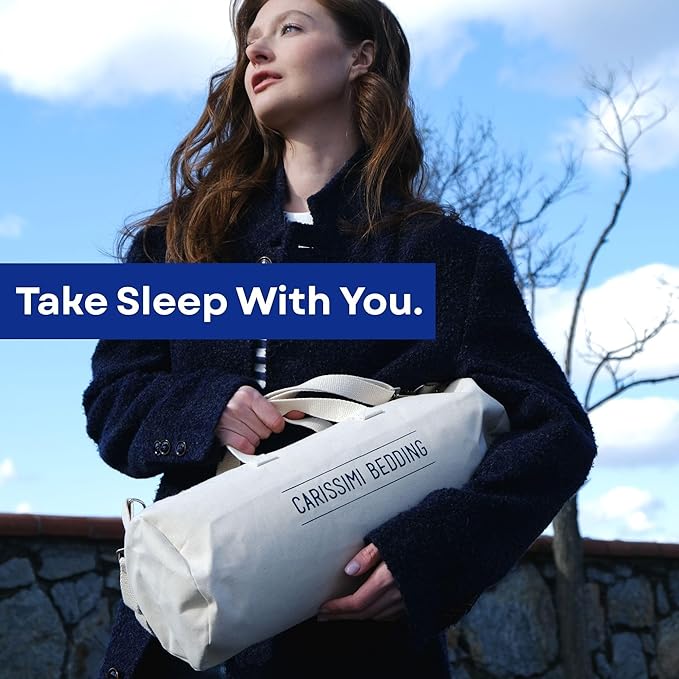 Classic Memory Foam Pillow with Bag – Ergonomic Cervical Neck Pillow for All Sleep Positions – Cervical Alignment Support and Daily Sleeping Comfort