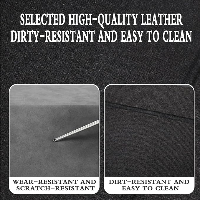 Trunk Organizer for Ford Expedition 2018-2025 - Gray Alcantara Leather Storage Box, Tailored Precision, Maximize Your Storage, Large Foldable Trunk Organizer Boxs with 3 Compartments