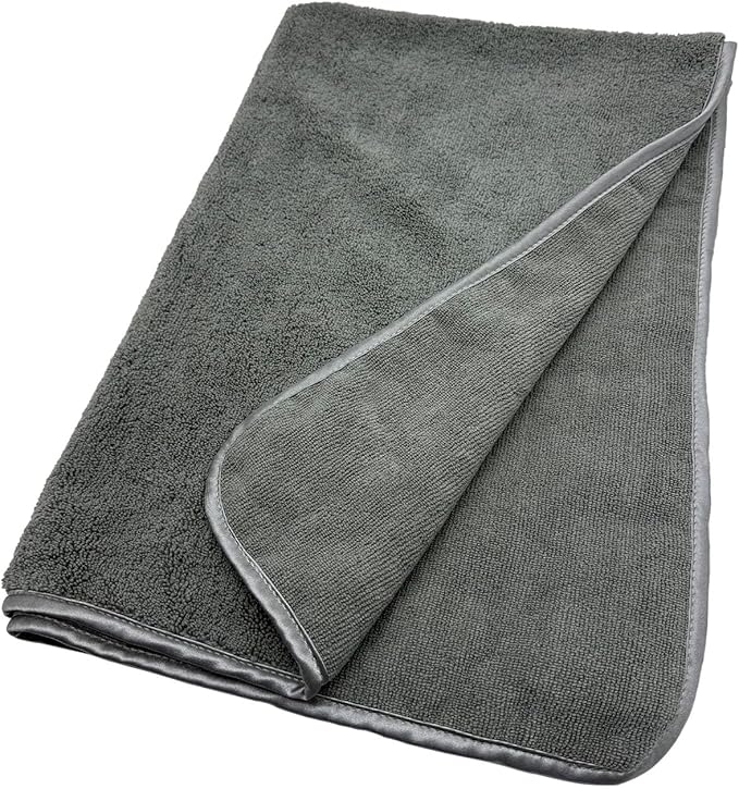 Mr. Detroit - Miracle Dryer Microfiber Drying Towel, Super Absorbent & Giant Size for Car Wash, Home Cleaning & Detailing - Scratch-Free, Fluffy Microfiber Cleaning Cloth, 25" x 36" Inch