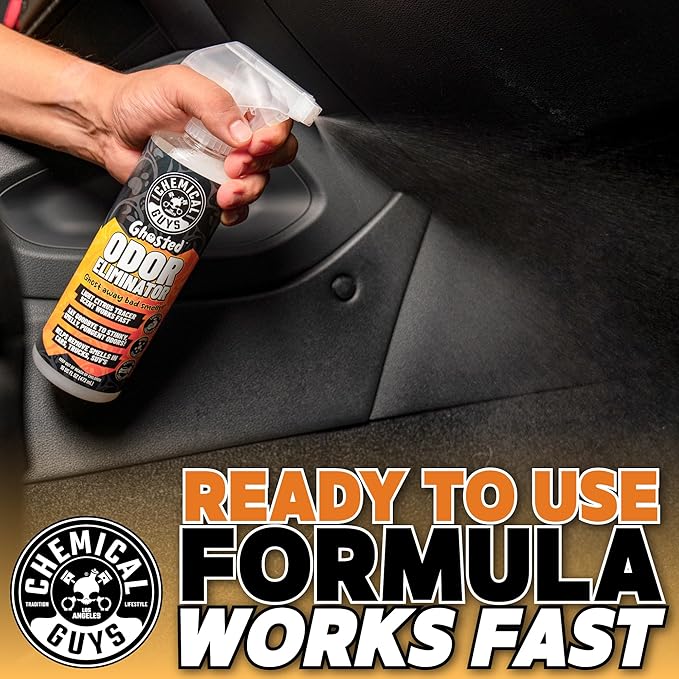 Chemical Guys SPI2321603 Ghosted Complete Interior Vehicle Odor Eliminator, Great for Cars, Trucks, SUVs, RVs, Home, Office & More, 16 fl oz (3 Pack)