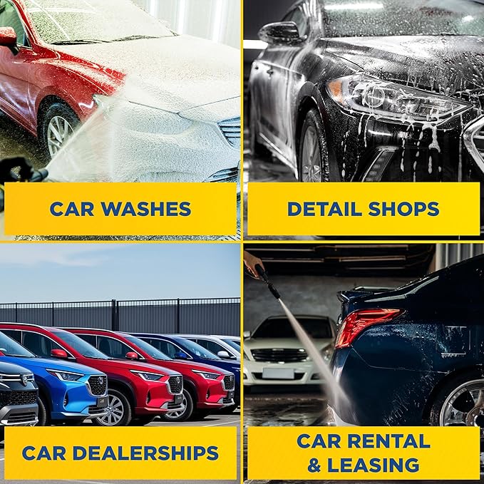 Zep Truck and Trailer Wash - 1 Gallon (Case of 4) 1041477 - Removes Exhaust Deposits, Road Film and Bugs from Painted Vehicle Surfaces