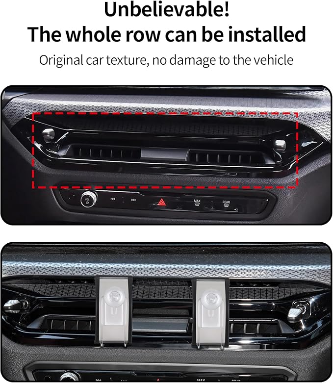 Car Phone Holder for 2025 BMW 4 Series 2025 BMW i4 Accessories, 360° Rotation Phone Mount Compatible with MagSafe, Cell Phone Holder Does Not Affect Air Vent