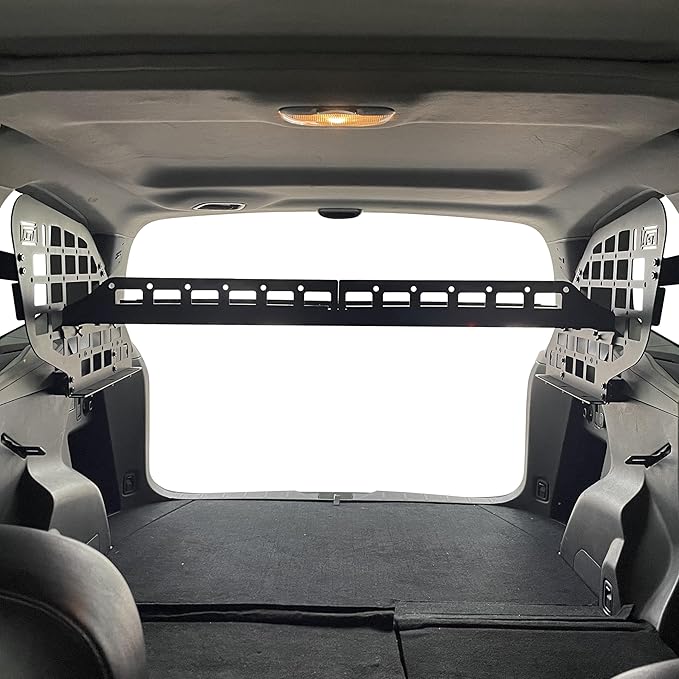 HIGH FLYING for Subaru Forester 14-18 Car Accessories Modular Storage Molle Panels System Trunk Shelf Luggage Storage Carrier Trunk Organizer Aluminum (Side Panels+Shelf with Manual Tailgate)