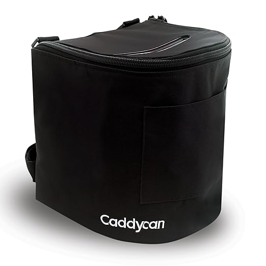 Auto - Car Trash Can with Lid | Compact, Durable Multipurpose Trash Bin and Organizer for Commuting, Adventures | Utility Pockets and 100% Leak-Proof