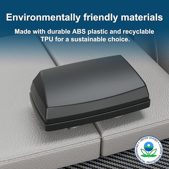 Zeyitian Ez Pass Holder Black 1 Pack - Super Strong Suction Cups for Windshield, Toll Pass Transponder Holder for EZ Pass/iPass