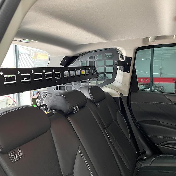 HIGH FLYING for Subaru Forester 2019-2024 Car Accessories Modular Storage Molle Panels System Trunk Shelf Luggage Storage Carrier Trunk Organizer Aluminum Alloy (Trunk Shelf)